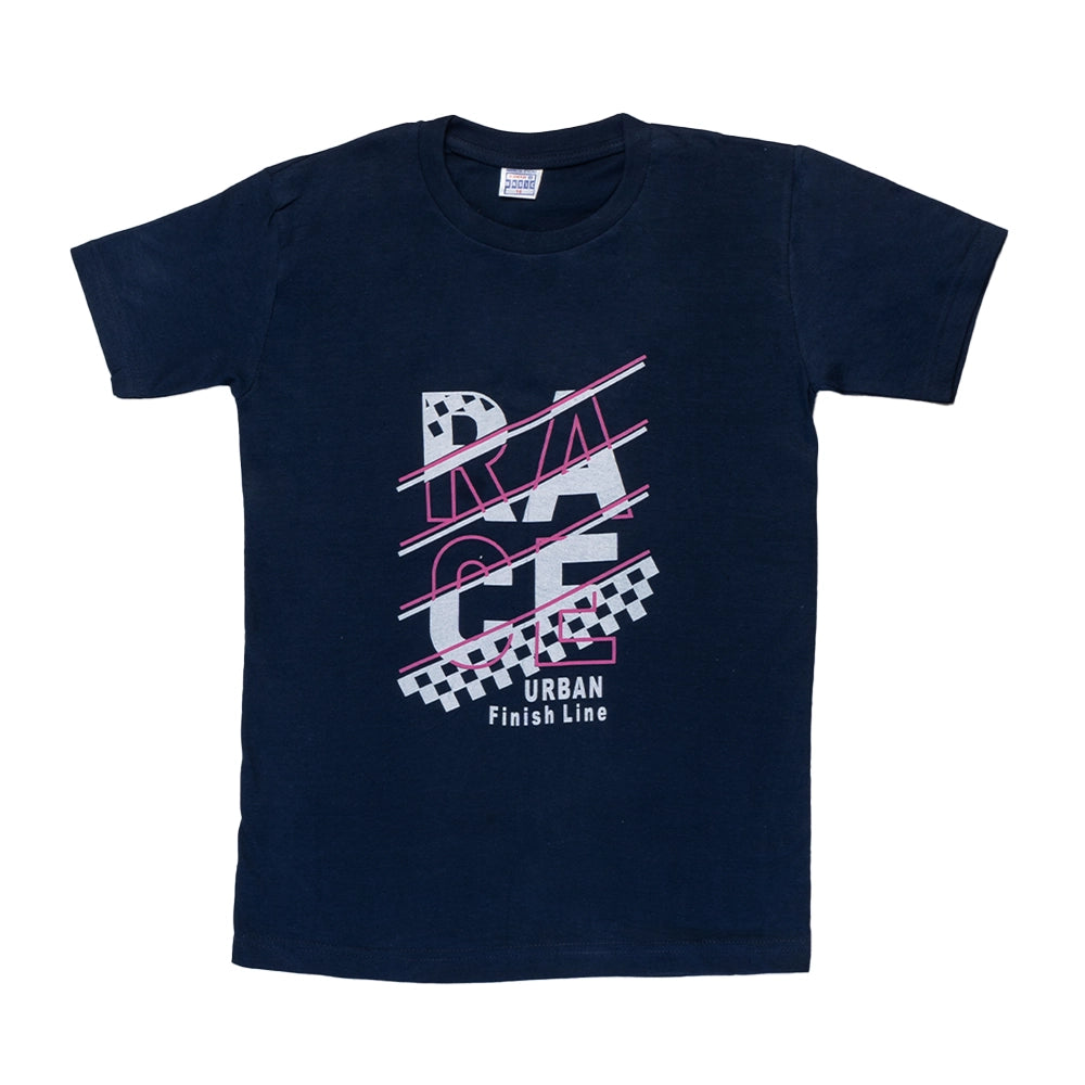 Powermerc Cotton Tees for Kids-Navy